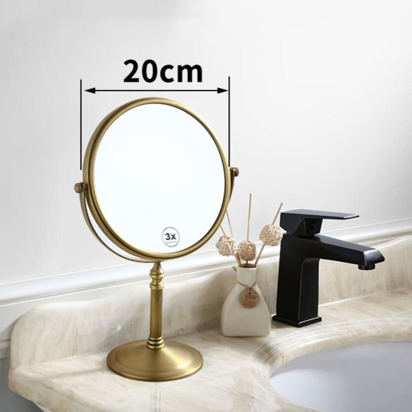 Dressing Table Round Rotating Mirror