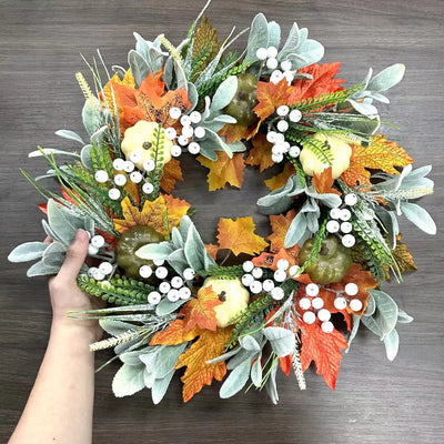 Autumnal Pumpkin Wreath