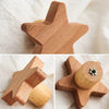 Wooden Star or Moon Wall Hanger Hook