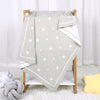 Greige Star Print Super Soft Baby Blanket