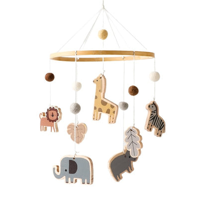 Wooden Baby Cot Hanging Mobile - Various Styles (Bracket Sold Separately)