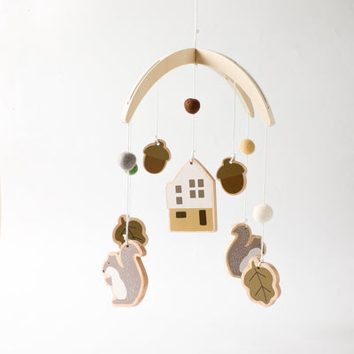 Wooden Baby Cot Hanging Mobile - Various Styles (Bracket Sold Separately)