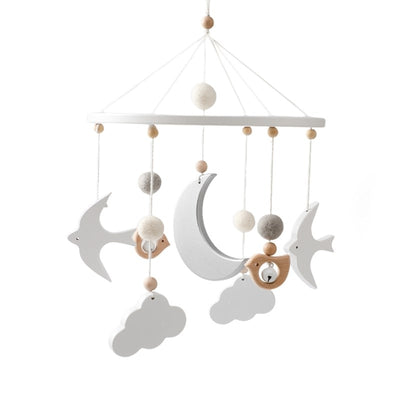 Wooden Baby Cot Hanging Mobile - Various Styles (Bracket Sold Separately)