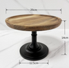 Solid Wood Cake Stand And Glass Cloche