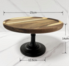 Solid Wood Cake Stand And Glass Cloche