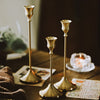 Brushed Gold or Black Candle Stick Holders